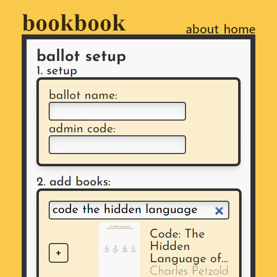 bookbook site